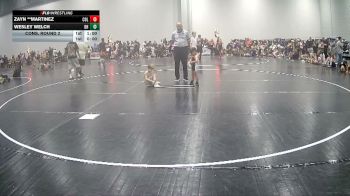 40 lbs Cons. Round 2 - Wesley Welch, Blackhive vs Zayn **Martinez, Colosseum