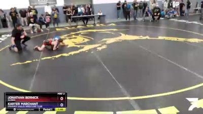 78 lbs Round 2 - Jonathan Bernick, Alaska vs Karter Marchant, Chugach Eagles Wrestling Club