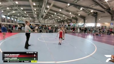 58 lbs Cons. Round 2 - Owen Larned, Falcons Wrestling Club vs Wade Burkhart, Amped Wrestling Club