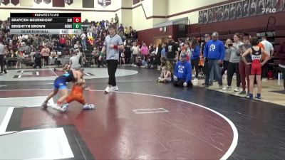 PW-12 lbs Quarterfinal - Braycen Neuendorf, Immortal Athletics WC vs Brightyn Brown, Big Game Wrestling Club