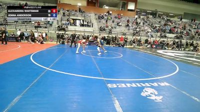 U20 Women - 53 lbs Semis - Alexandra Waitsman, CA vs Jenna Anderson, VA
