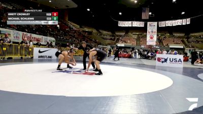 Junior Boys - 215 lbs Semis - Levi Cook, Turlock Wrestling Club vs Sina Hojati