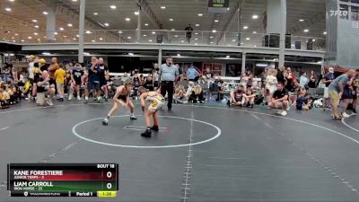 68 lbs Round 5 (8 Team) - Liam Carroll, Iron Horse vs Kane Forestiere, Junior Terps