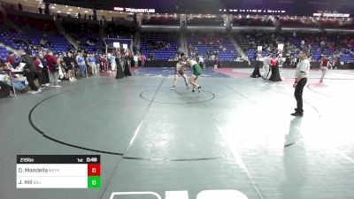 215 lbs Round Of 64 - Danny Mandella, Northbridge vs James Hill, Billerica