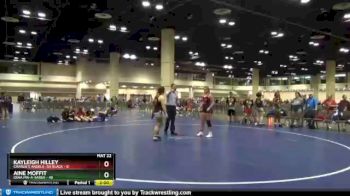 152 lbs Round 5 (10 Team) - Aine Moffit, Iowa Pin-A-Sarus vs Kayleigh Hilley, Charlie`s Angels- GA Black