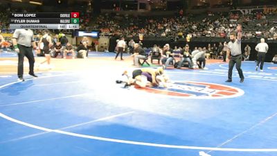 106 Class 2 lbs Quarterfinal - Boni Lopez, Cassville vs Tyler Dumas, Hallsville
