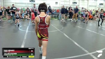 84 lbs Round 3 (8 Team) - Max Mensez, Forge vs Calvin Kocher, Xtreme Team
