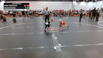 56 lbs Round 2 (3 Team) - James Gremillion, Team Mat Clash vs Kellen Bushaw, Team Palmetto