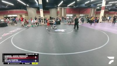 86 lbs 1st Place Match - Gabriel Jaxon Medrano, Gracie Barra Westchase Wrestling Club vs Nolan Martin, Texas Elite Wrestling Club