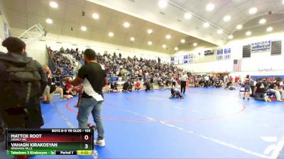 105 lbs Round 5 - Vahagn Kirakosyan, Granada Hills vs Mattox Root, Legacy WC