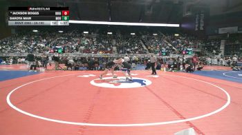 3A-190 lbs Champ. Round 1 - Dakota Mair, Mountain View vs Jackson Boggs, Douglas