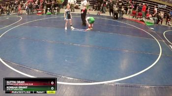 45 lbs Cons. Round 4 - Korban Grant, Athlos Wrestling vs Suttin Oram, Payson Lions Wrestling Club