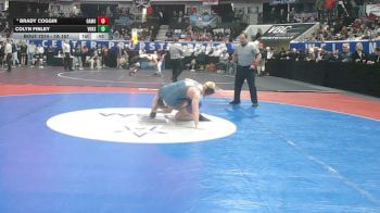 7A 157 lbs Cons. Round 3 - Brady Coggin, Oak Mountain vs Colyn Finley, Vestavia Hills