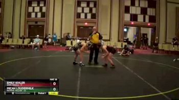 107 lbs Semis & 1st Wrestleback (8 Team) - Micah Loudermilk, Revivial Yellow vs Emily Kivler, Dark Angels