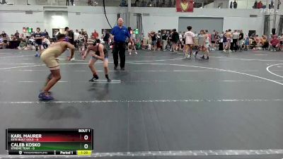 98 lbs Finals (2 Team) - Karl Maurer, Este Built Gold vs Caleb Kosko, Xtreme Team