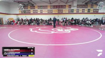 160 lbs Cons. Round 4 - Lyla Kondrashoff, Santa Rosa College vs Angela Gutierrez, Simpson University