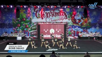 Fusion All Stars - Bomb Squad [2024 L4 Senior - Small] 2024 Spirit Celebration Christmas Grand Nationals