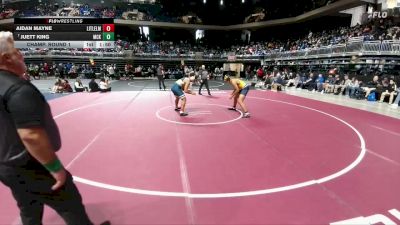 6A 215 lbs Champ. Round 1 - Juett King, McKinney vs Aidan Mayne, Little Elm