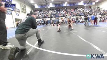 83-90 lbs 3rd Place - Dodger Nightingale, Tiger Trained Wrestling vs Kohen Martin, Claremore Wrestling Club