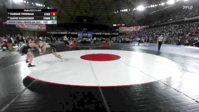 Boys 2A 157 lbs Cons. Round 2 - Gavin Kaikkonen, Tumwater vs Parker Freeman, Othello