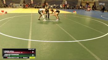 150 lbs Quarterfinal - Jordan Rannow, HLWW vs Creed Koll, UNC (United North Central)