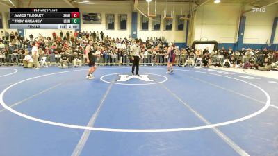 150 lbs Final - James Tildsley, Shawsheen vs Troy Greaney, Leominster