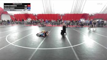 59 lbs Round 2 - Matteo Roberts, Team Nazar Training Center vs Malaki Henry, La Crosse Area Wrestlers