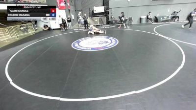 126 lbs Quarters - Ojani Sandez vs Colton Magana, Redwood Wrestling Club