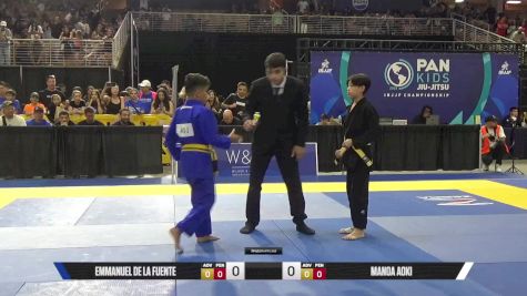 Manoa Aoki vs Emmanuel De La Fuente 2025 Pan Kids Jiu-Jitsu IBJJF Championship