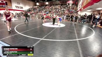 144 lbs Champ. Round 1 - Kyson Hamilton, Evanston vs Layne Hamilton, Cheyenne East