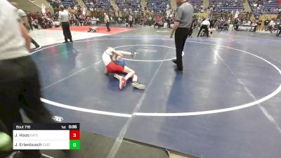 85 lbs Consi Of 16 #1 - Jase Haas, Eaton vs Jakson Erlenbusch, Custer County