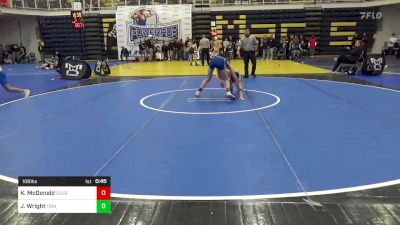 108 lbs Consi Of 8 #1 - Kayden McDonald, Cougars vs Jake Wright, Trinity