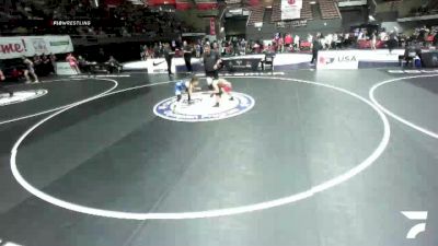 Champ. Round 1 - Maya Rodriquez, Merced Bears Wrestling Club vs Leila Witzerman, Peninsula High School Wrestling