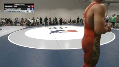 65 kg Cons. Sub-rd Of 32 - Matthew Laird, Callan Wrestling Academy vs Jaden Neunsinger, Minnesota