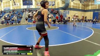 68 lbs Round 2 (8 Team) - Wilder Lopez, Garrett Wrestling Club vs Jayce Ost, Oak Hill Wrestling Club