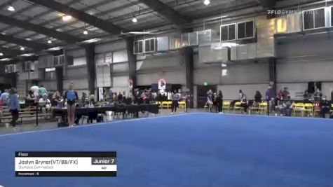 Joslyn Bryner(VT/BB/FX) - Floor, Olympus Gymnastics - 2021 Region 1 Women's Championships