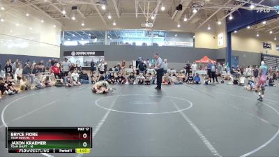 92 lbs Round 5 (8 Team) - Jaxon Kraemer, Team Shutt vs Bryce Fiore, Team Gotcha