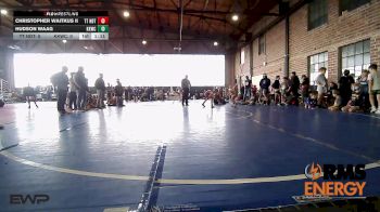 58 lbs Rr Rnd 4 - Christopher Waitkus II, Team Tulsa NDT vs Hudson Waag, Keystone Kids Wrestling Club