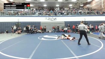 110 lbs Champ. Round 2 - Mason Wright, Suples Wrestling Club vs Jasper Tverdy, All In Wrestling Academy