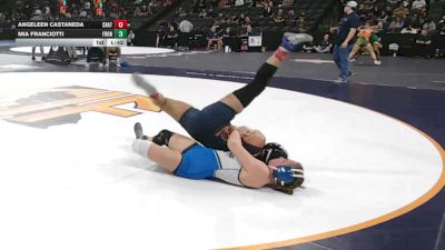 135 lbs Round Of 32 - Angeleen Castaneda, Chatsworth (LA) vs Mia Franciotti, Frontier (CS)