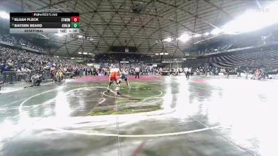 Boys 3A 190 lbs Semifinal - Bayden Beard, Central Valley vs Elijah Fleck, Stanwood