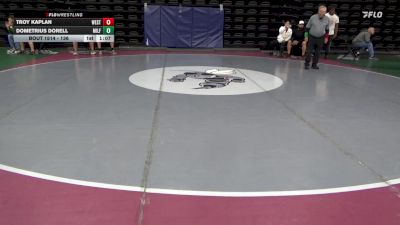 136 lbs Semifinal - Troy Kaplan, West Chester vs Dometrius Dorell, Milford