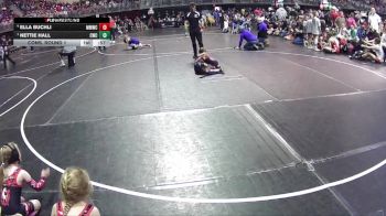 39-40 lbs Cons. Round 1 - Nettie Hall, Cozad Wrestling Club vs Ella Buchli, Meridian Mustang Wrestling Club