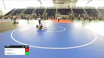 105 lbs Semifinal - Brayden Kaiser, Grindhouse WC vs Cole Pontine, Durango WC