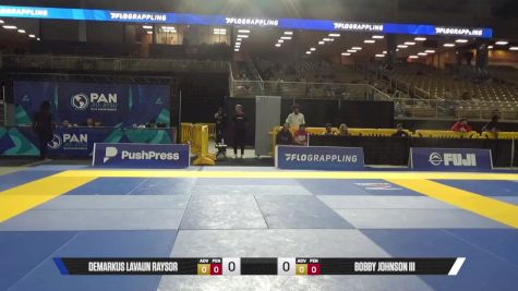 Bobby Johnson III vs DeMarkus Lavaun Raysor 2025 Pan Jiu Jitsu IBJJF Championship