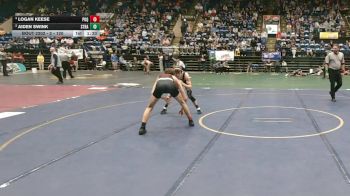2 - 120 lbs Semifinal - Logan Keese, Poquoson vs Aiden Swink, Strasburg