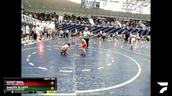 45 lbs Quarterfinal - Dakota Elliott, Warrior Wrestling vs Wyatt Diehl, Fort Hill Mat Club