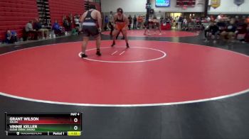 285 lbs Semifinal - Vinnie Keller, Clear Creek-Amana vs Grant Wilson, Solon