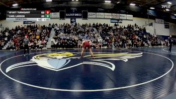149 lbs Semifinal - Cael Larson, Augustana (SD) vs Wyatt Turnquist, Northern State