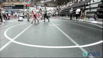 75-83 lbs Consi Of 4 - Charles Smart, Harrah Little League Wrestling vs Sage Davis, Marlow Outlaws